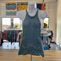 staring at stars Size M blue/purple Knit Preloved Tank