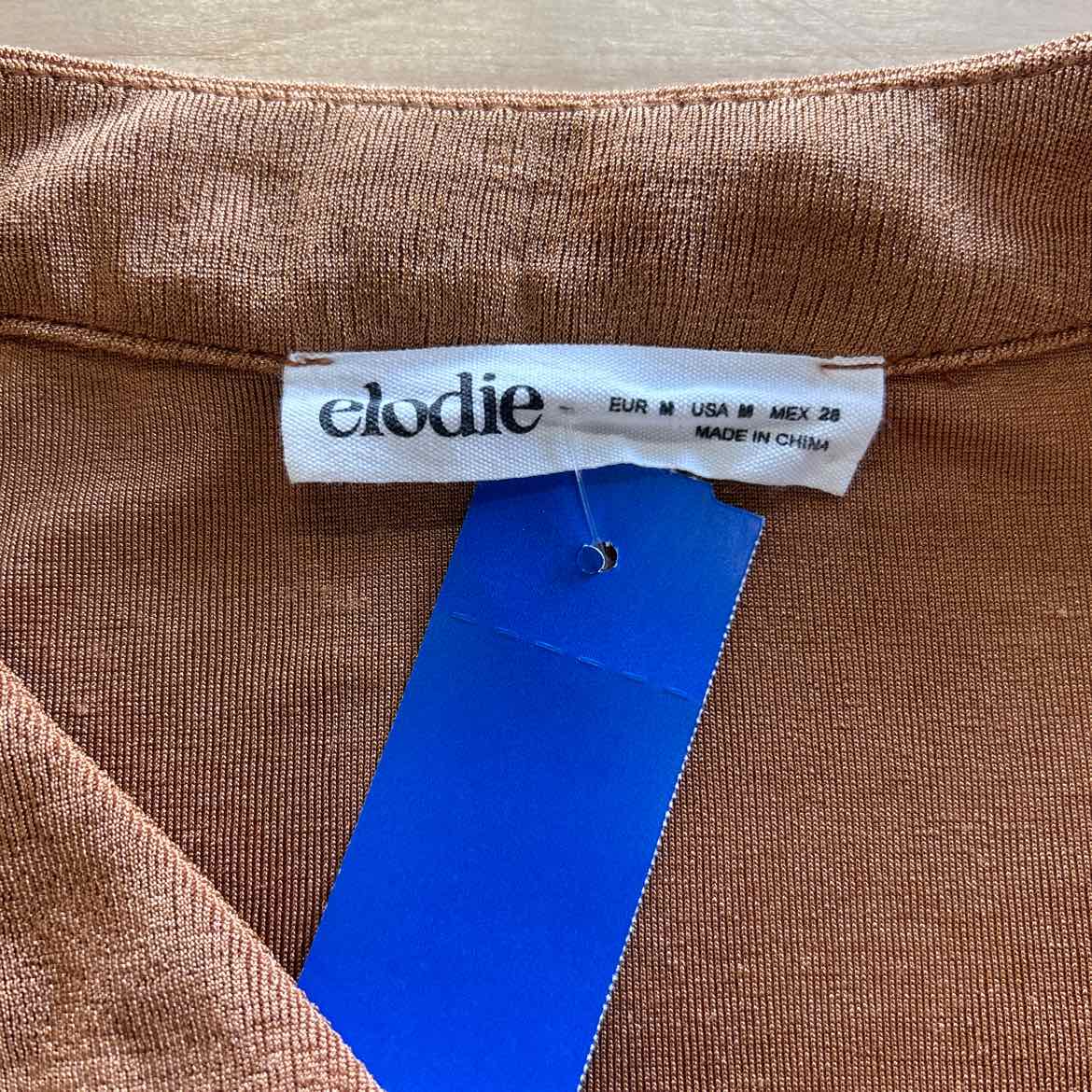 Elodie Size M Tan Long Sleeve