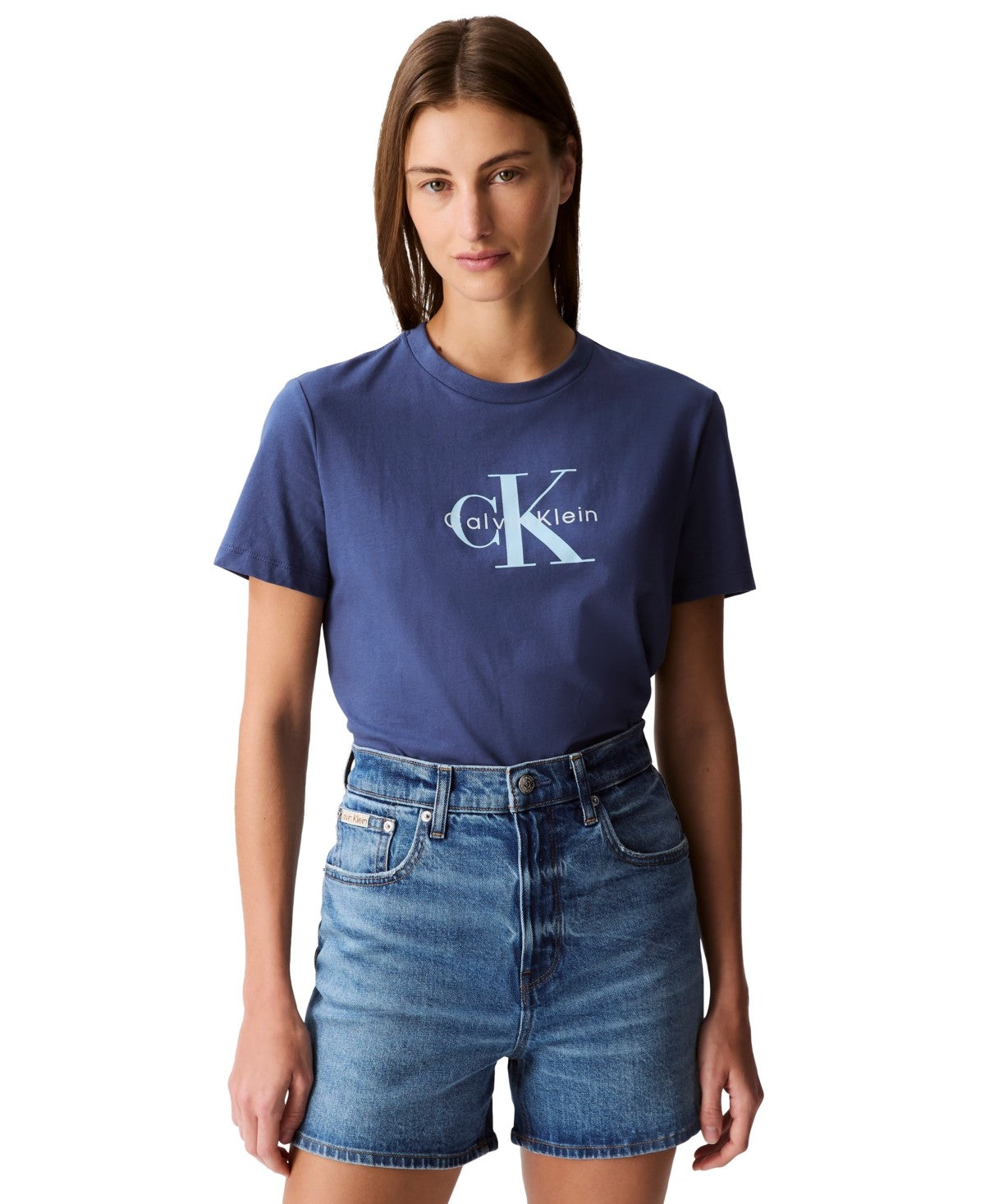 Calvin Klein Women Size 24 Blue New Shorts