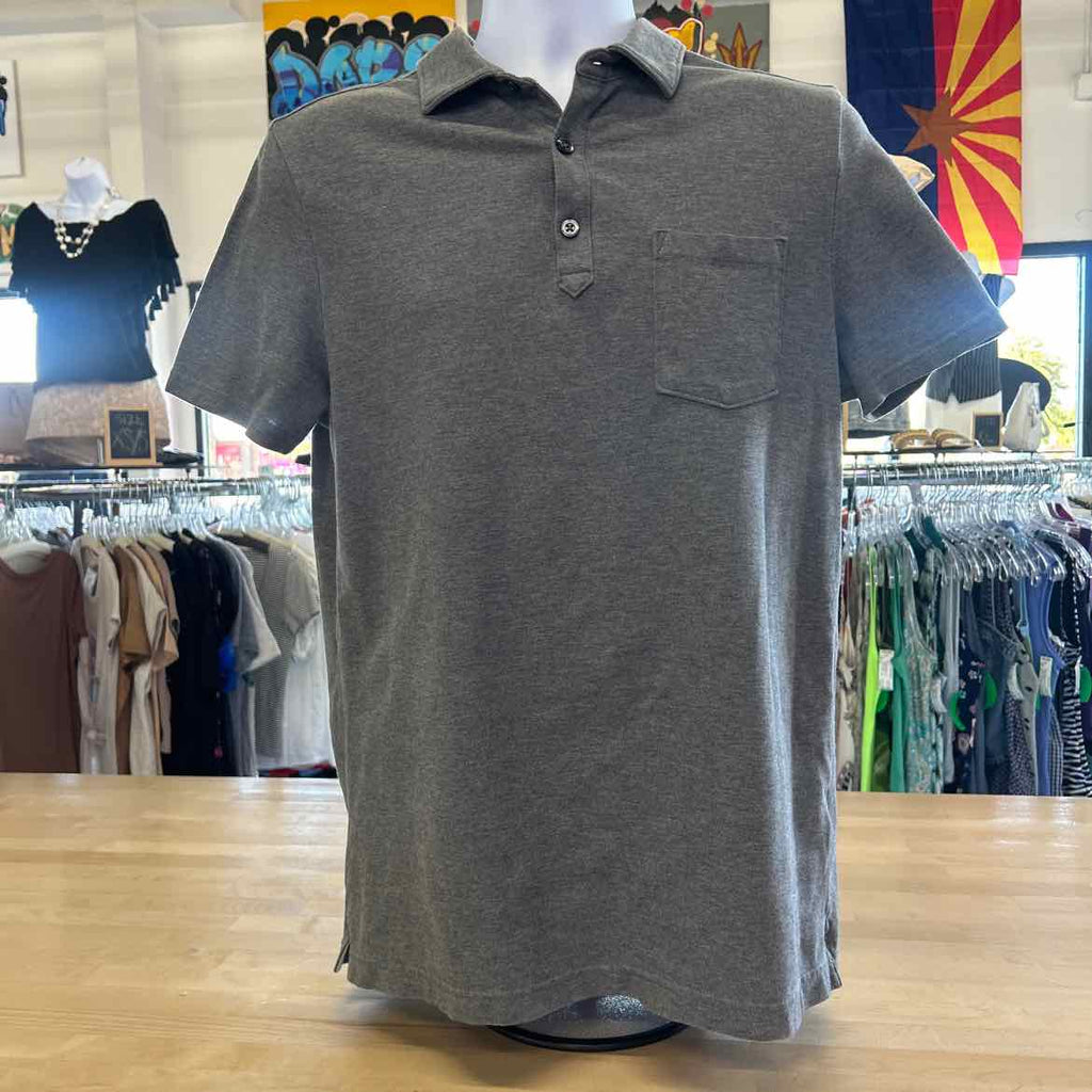Banana Republic Size M Gray Preloved MENS Polo