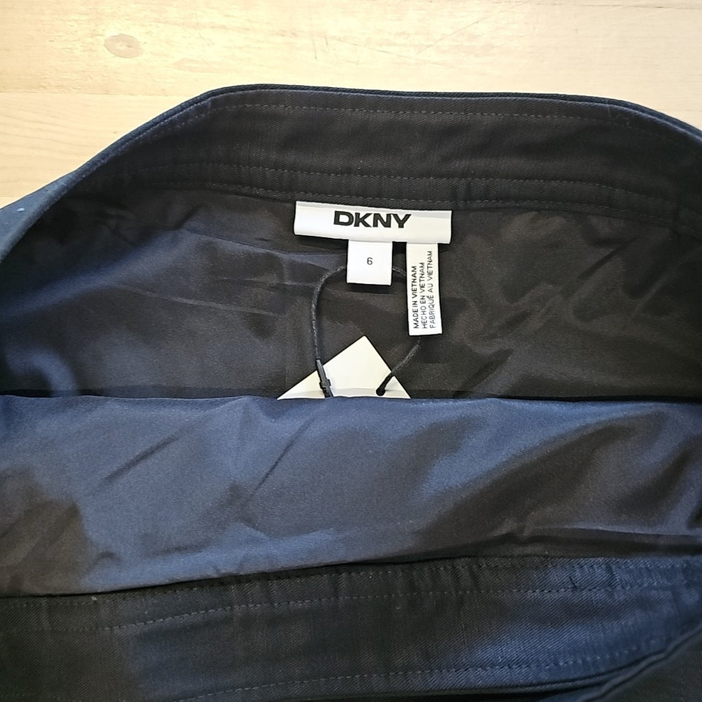 Dkny Women's Asymmetric Front-Panel Pleated Mini Skirt - Black