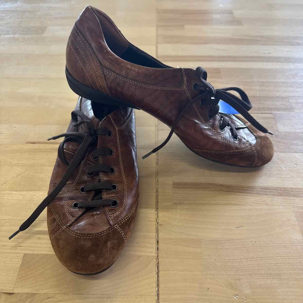 Paul Green Size 6 Brown Leather Preloved Loafers