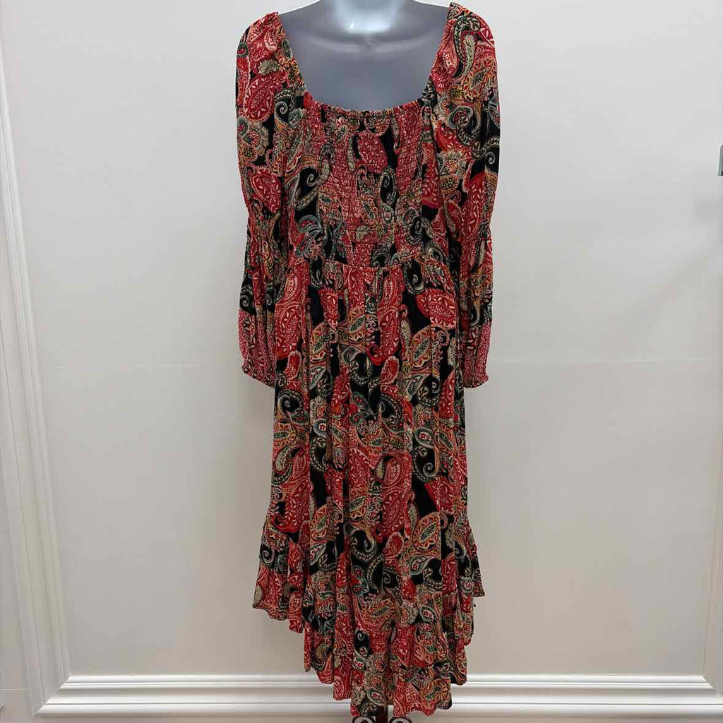 Angie Size M Red Black Preloved Dress