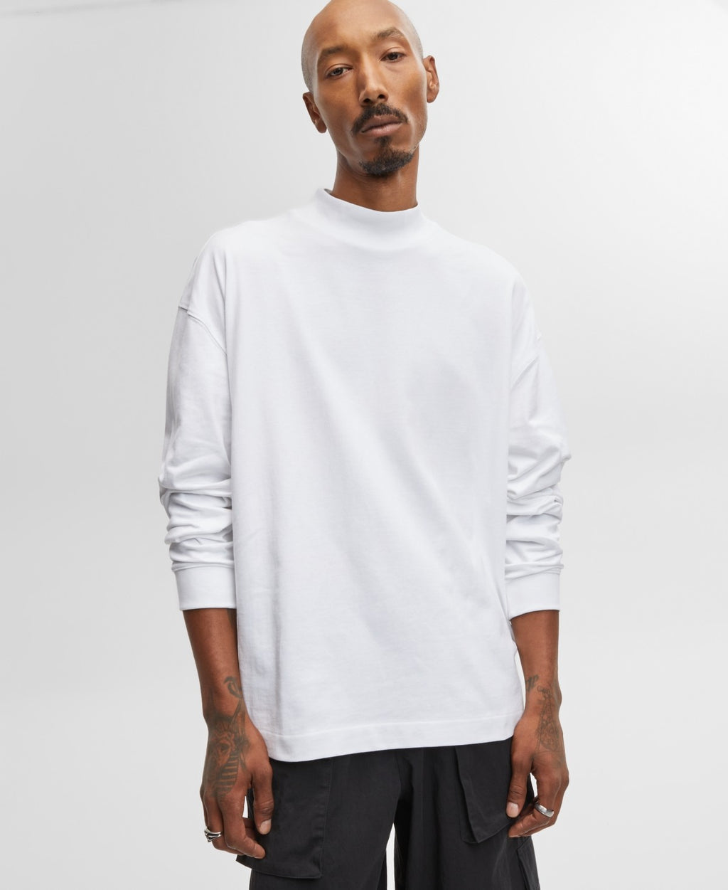 Mode of One Men's Long-Sleeve Oversized-Fit T-Shirt