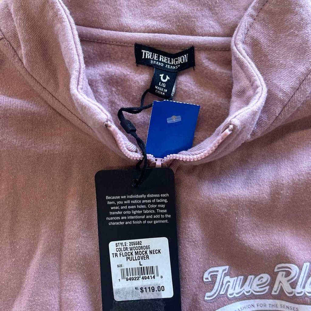 True Religion Size L Pink Pullover