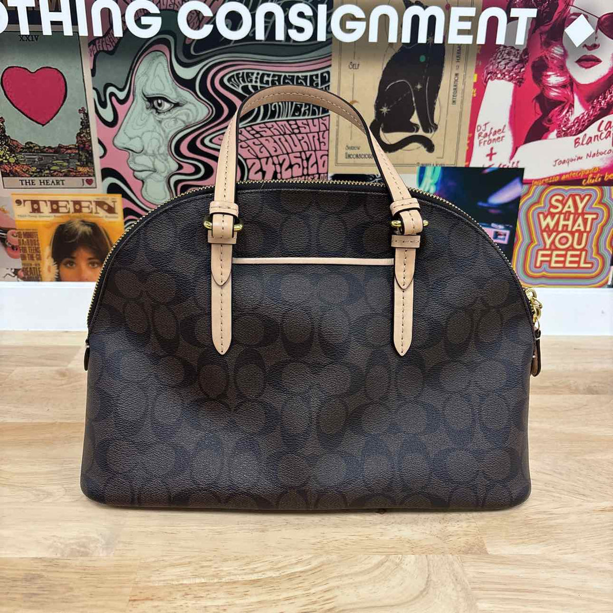 Coach Brown Preloved Handbag