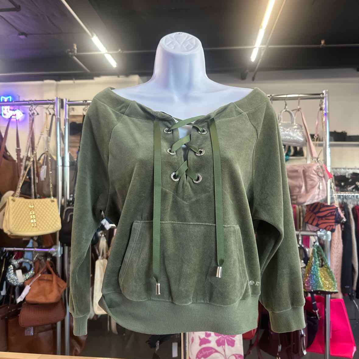 Bebe Size XS Green Sweater