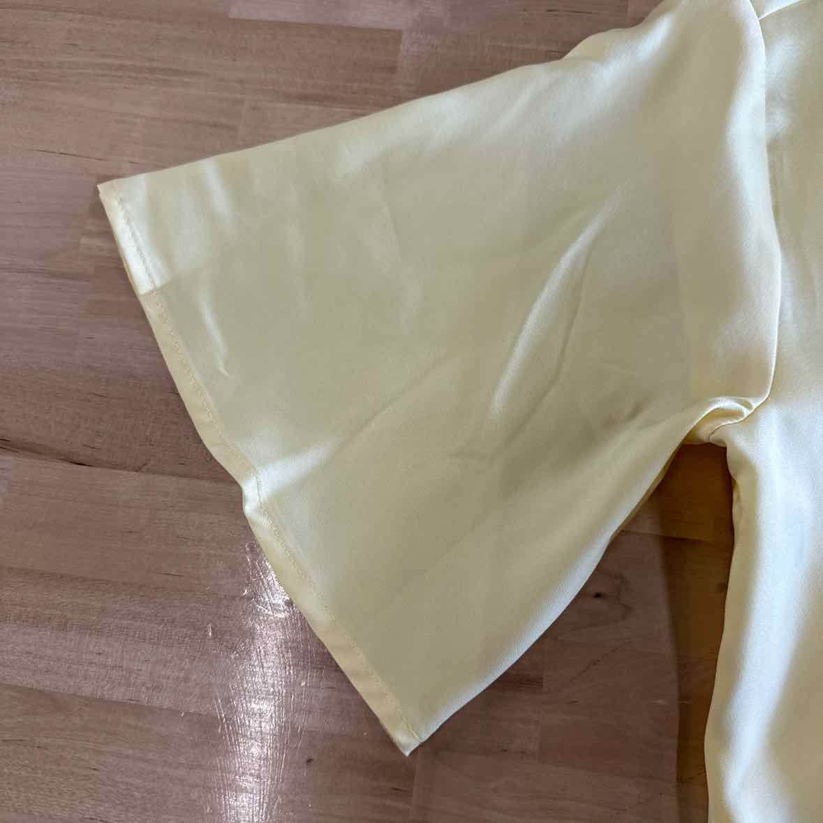 Nine West Size S Yellow Blouse