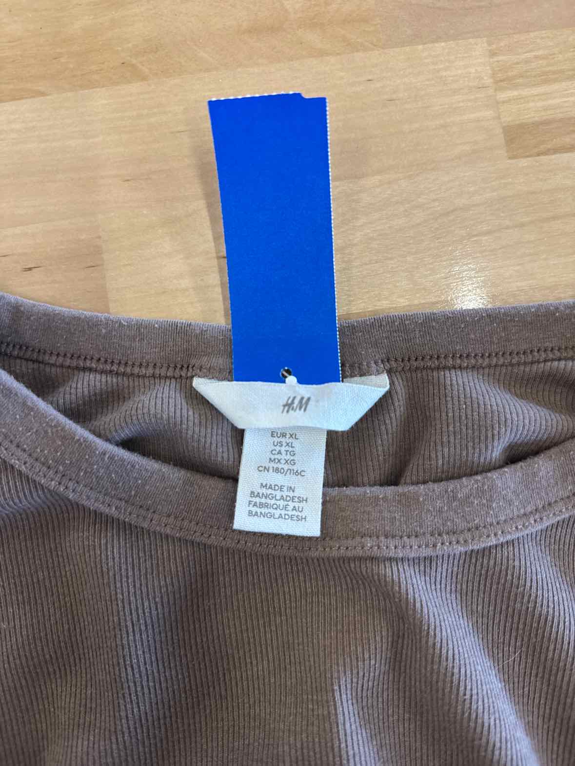 H&M Size XL Brown Long Sleeve