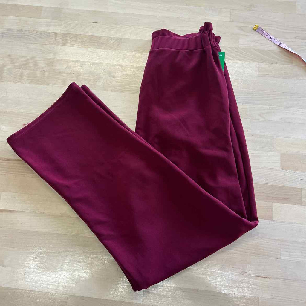 O to S Size S/M Burgundy Preloved Pants