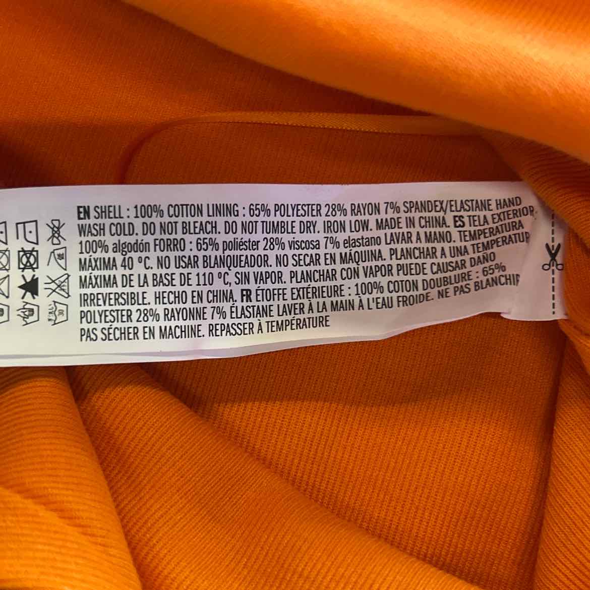 Grey Lab Size S Orange Preloved Bodysuit