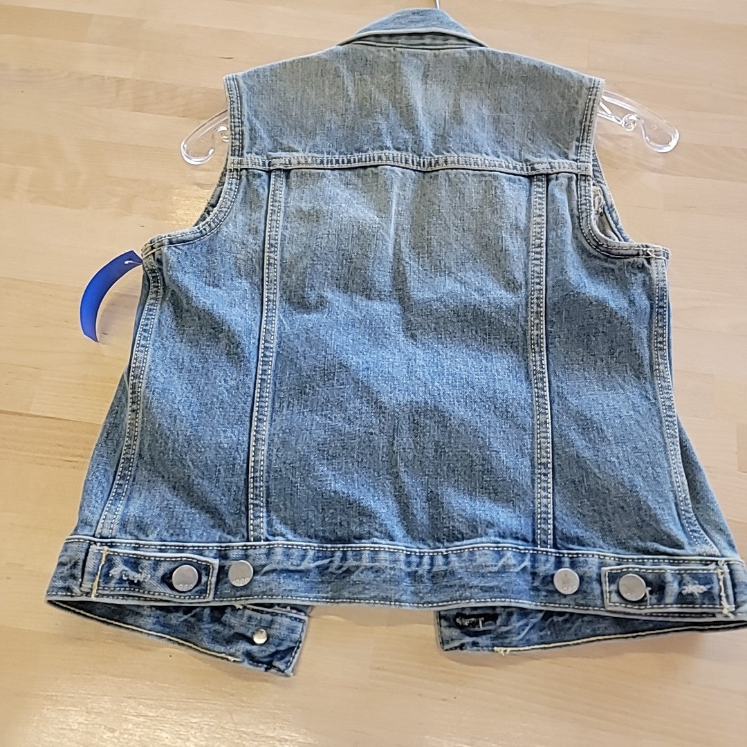 Gap Size XS Blue Denim Vest