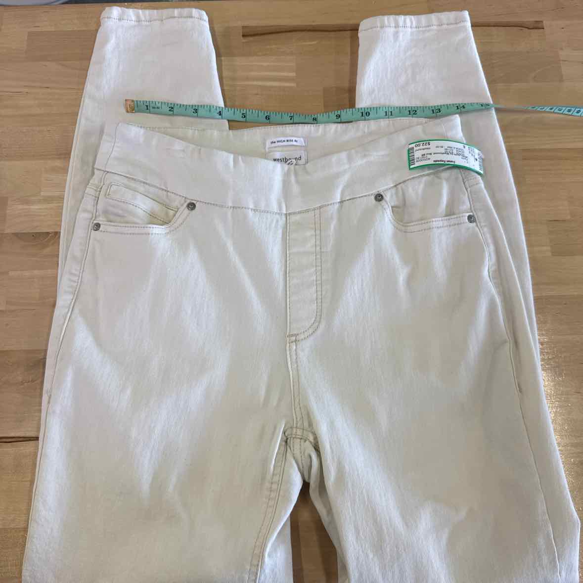Westbound Size 8 White Preloved Pants