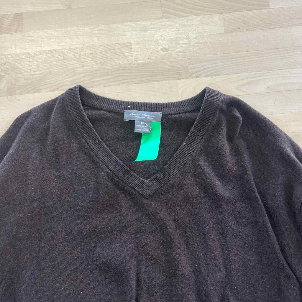 Daniel Cremieux Size XL Brown Preloved MENS Sweater
