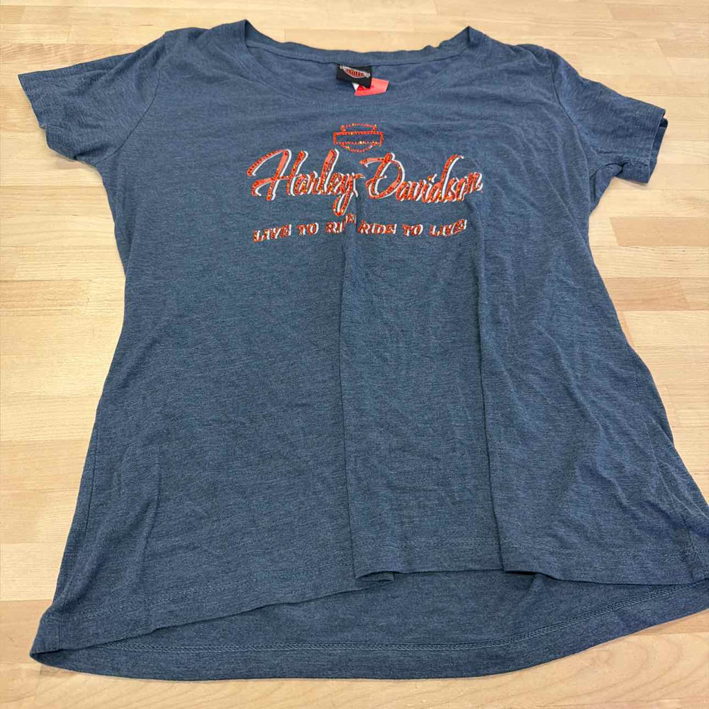 Harley Davidson Size XXL Gray Used Shirt