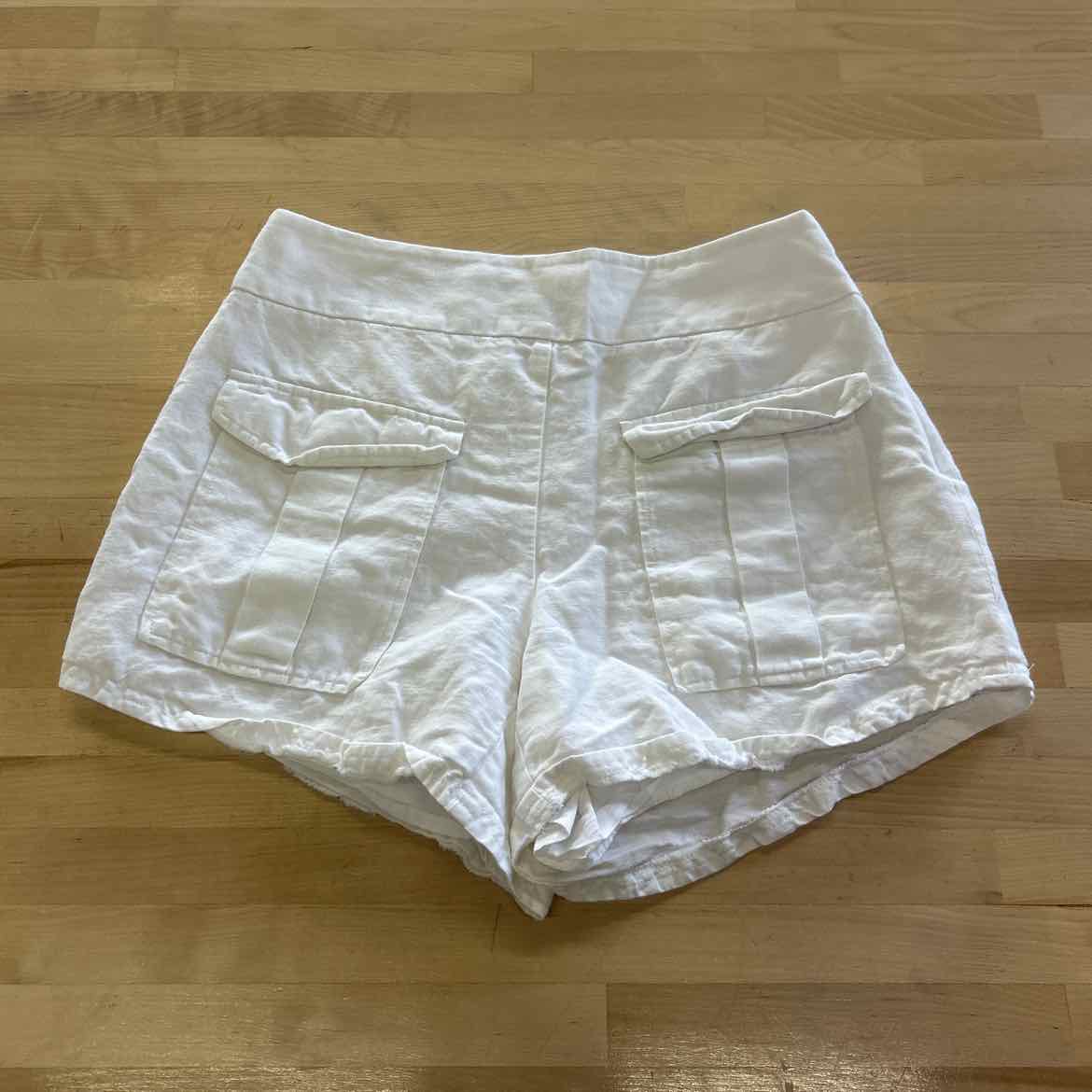 INC Women Size M White Preloved Shorts