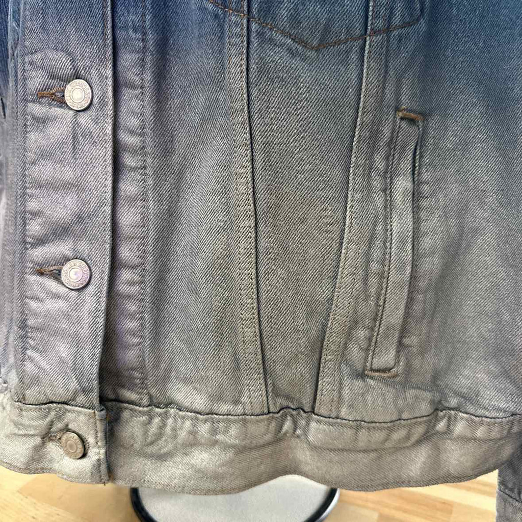 Levi's Size XL blue & silver  90s Cotton Trucker Jacket - My Moment