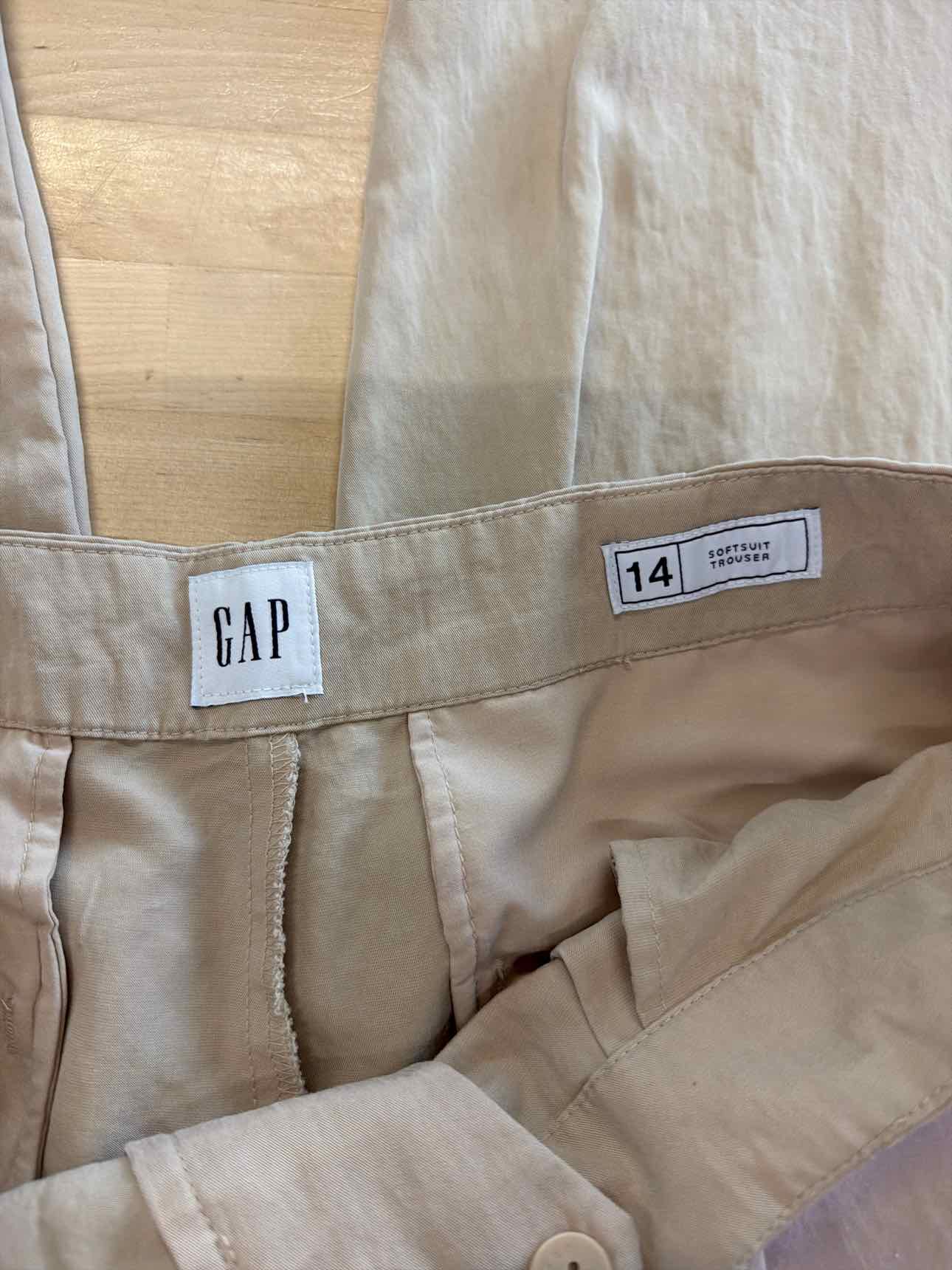 Gap Size 14 Beige Preloved Pants