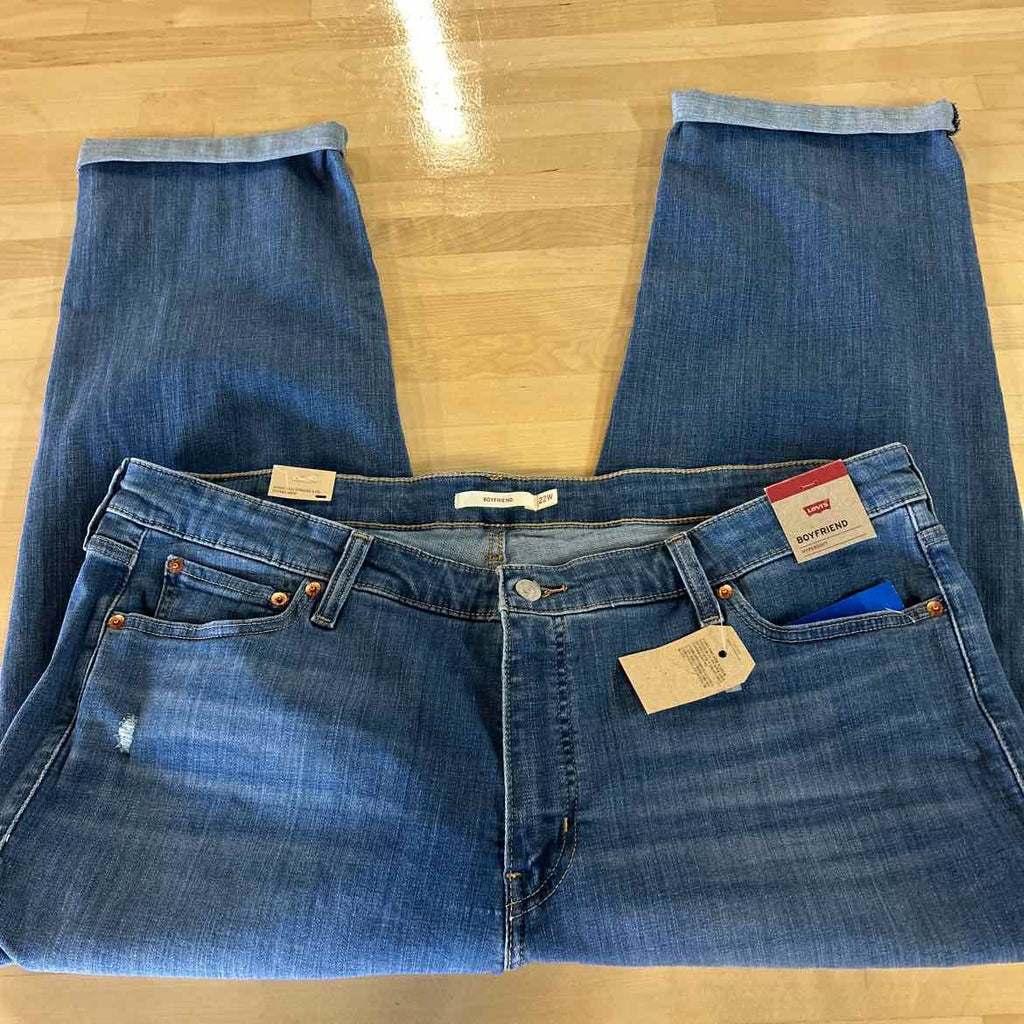 Levi's Size 22W Plus Size Levi's Boyfriend Jeans