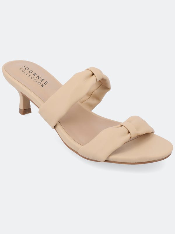 Journee Shoe Size 7.5 Nude Dyllan Sandals