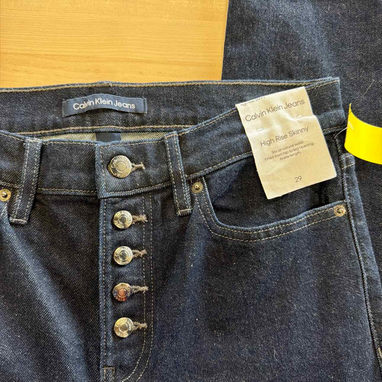 Calvin Klein Size 29 Blue Denim New Jeans