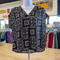 Ann Taylor Size S Navy Blouse