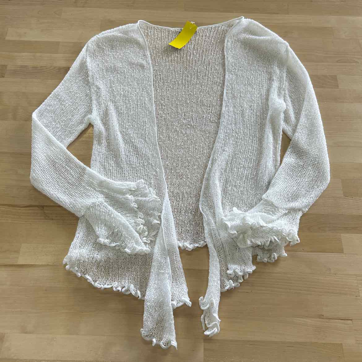 Baik Baik Honolulu Size S White Cardigan