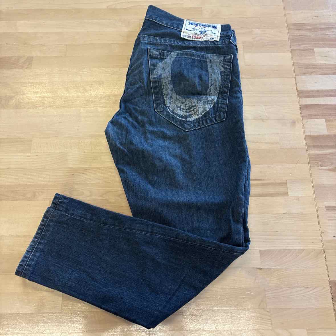 True Religion Size 34 Blue MENS Jeans