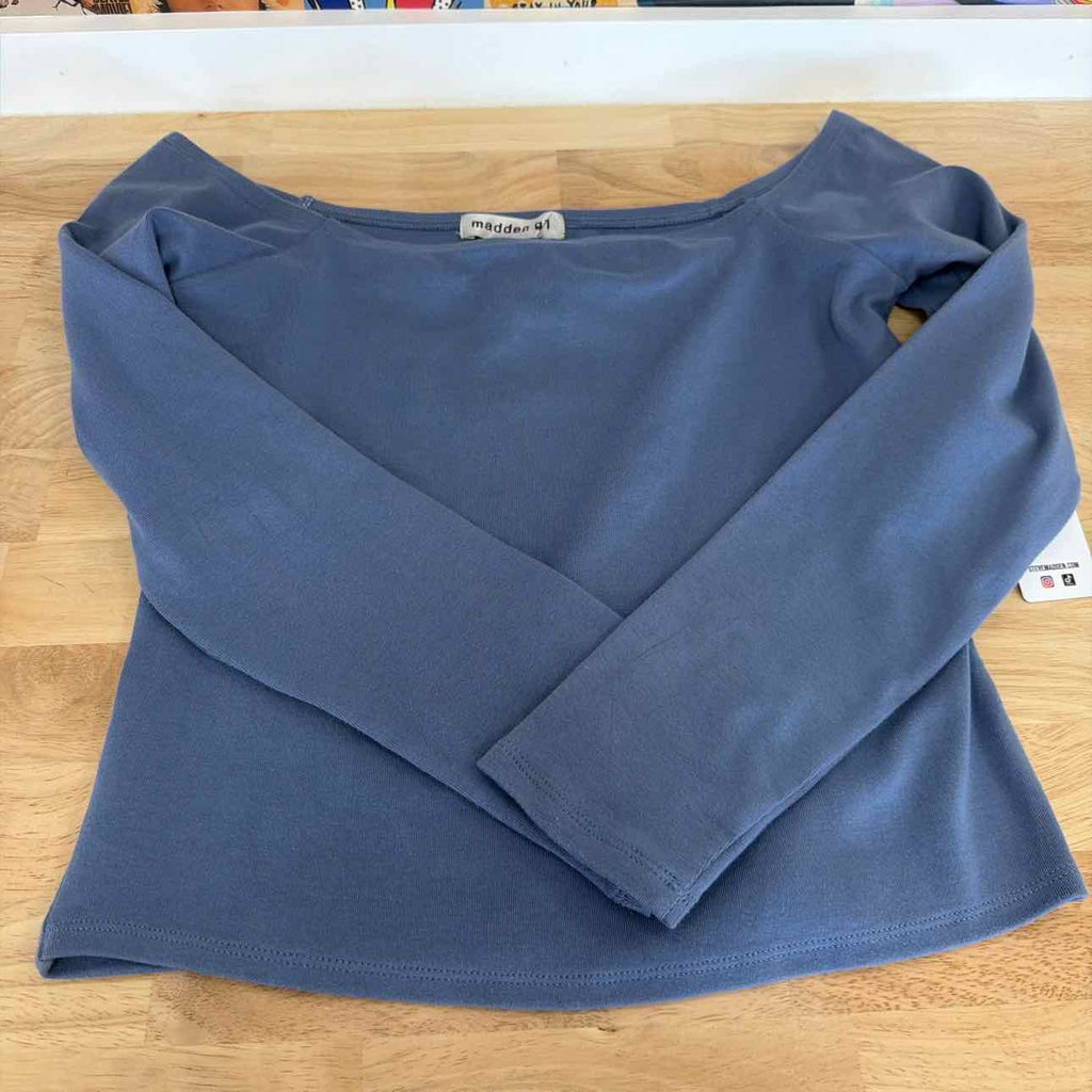 Madden Girl Size XL Blue New Longsleeve