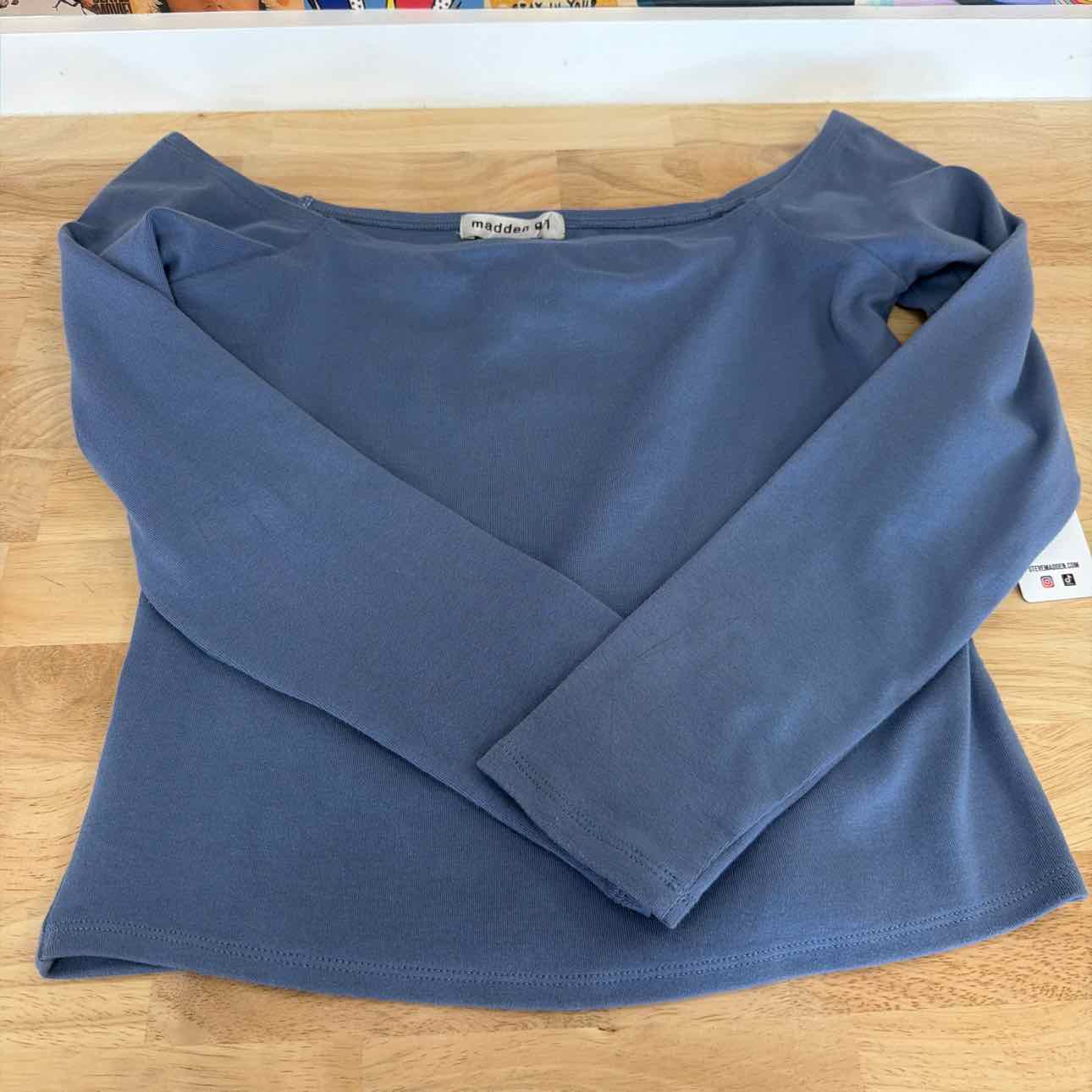 Madden Girl Size XL Blue New Longsleeve
