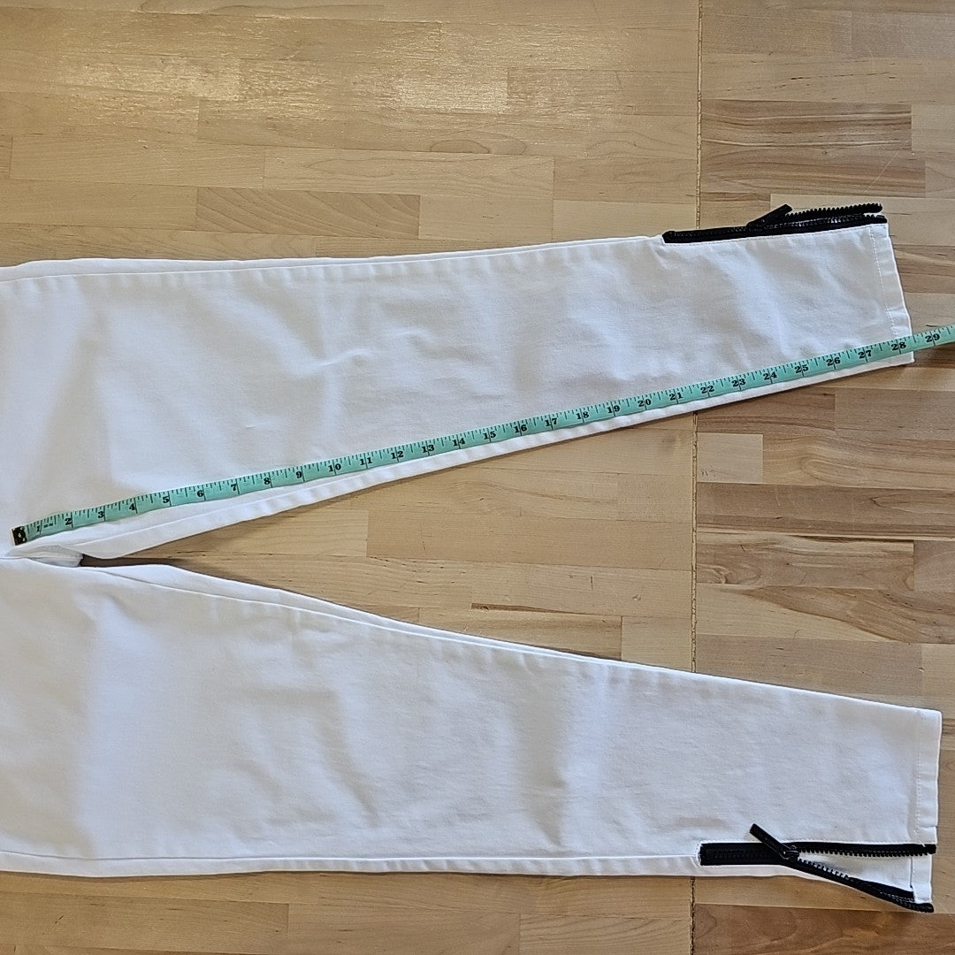 Michael Kors Size 6 White Denim Preloved Jeans