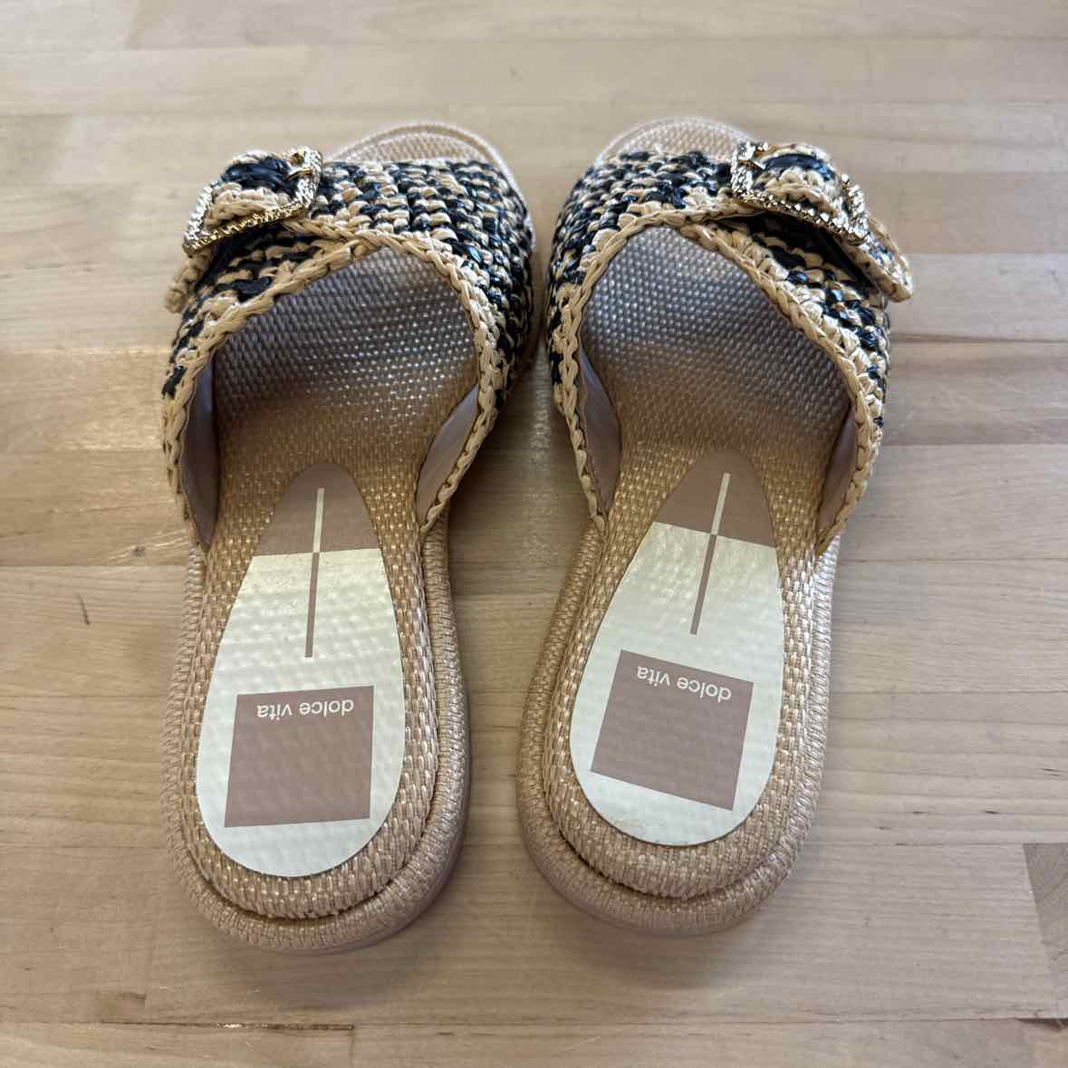 Dolce Vita Size 7.5 Alonzo Slip on Buckled Slide Sandals