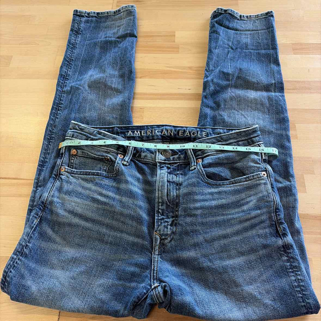 American Eagle Size 30x34 Blue MENS Jeans