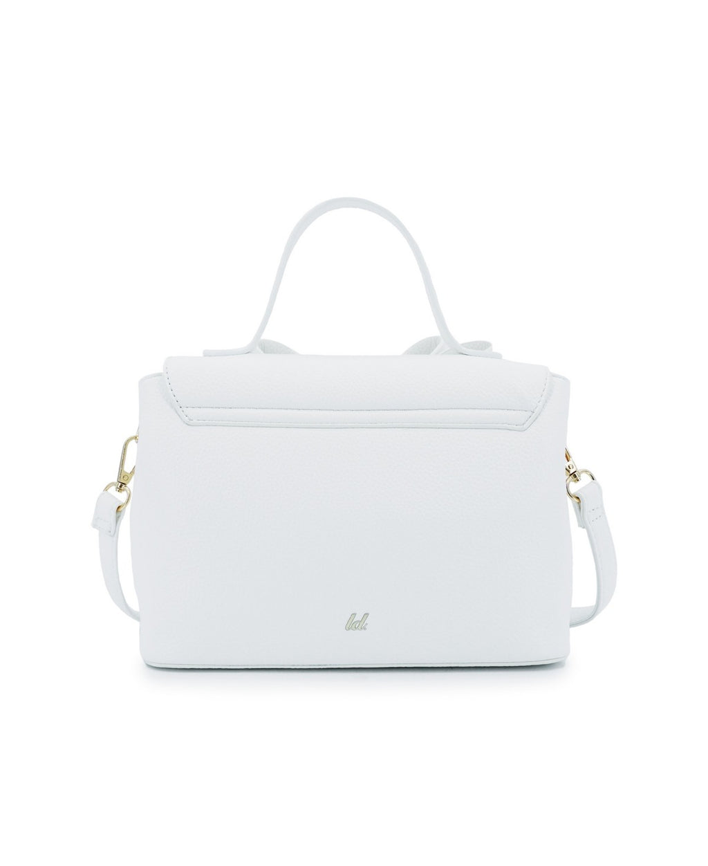 Like Dreams Zoey Double Bow Magnetic Crossbody Bag - White NWOT