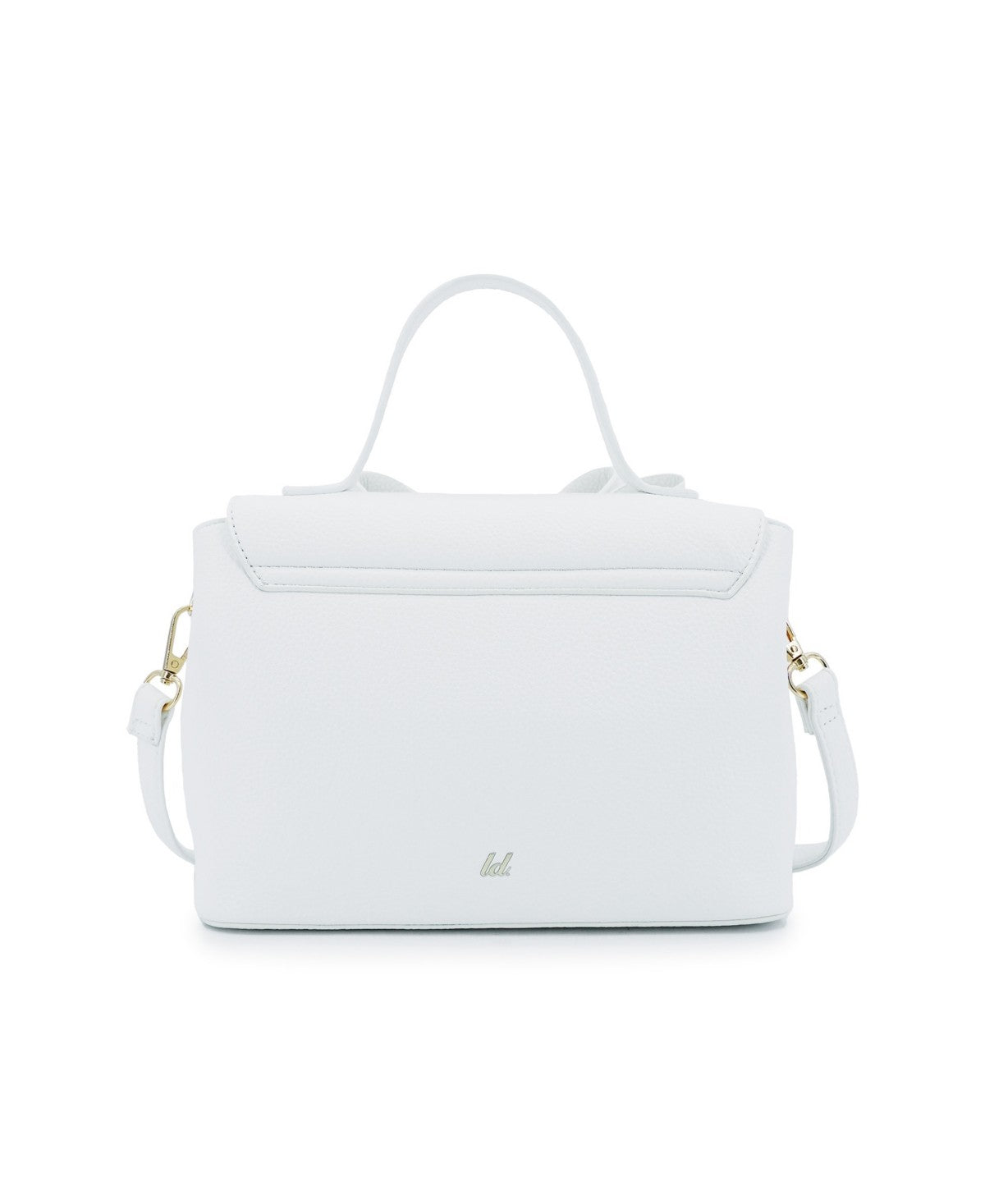 Like Dreams Zoey Double Bow Magnetic Crossbody Bag - White NWOT