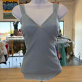 Dream in Pink Size S Blue Mesh Preloved Tank