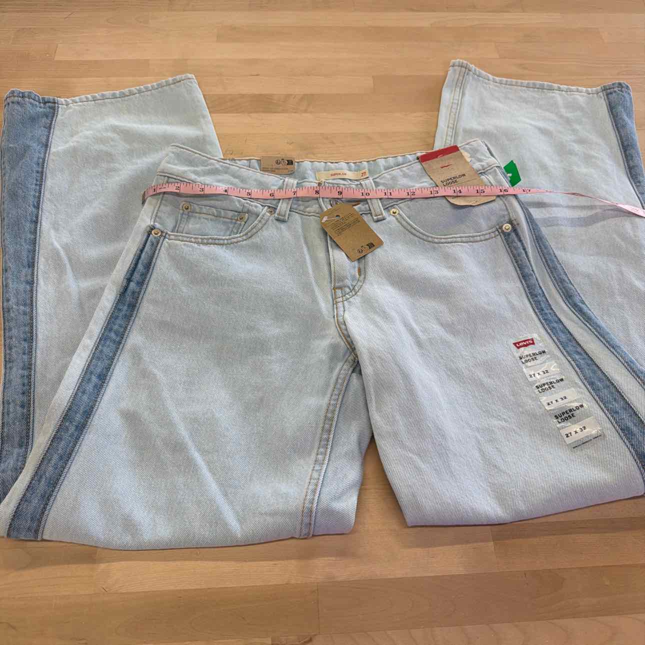 Levi's Superlow Loose Stripe Jeans