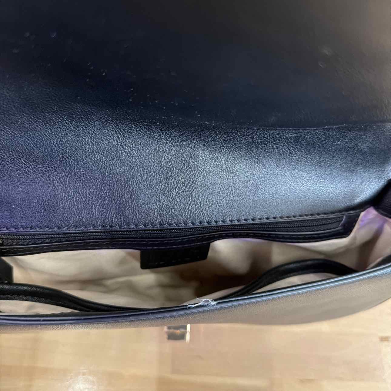 INC Black flower Handbag