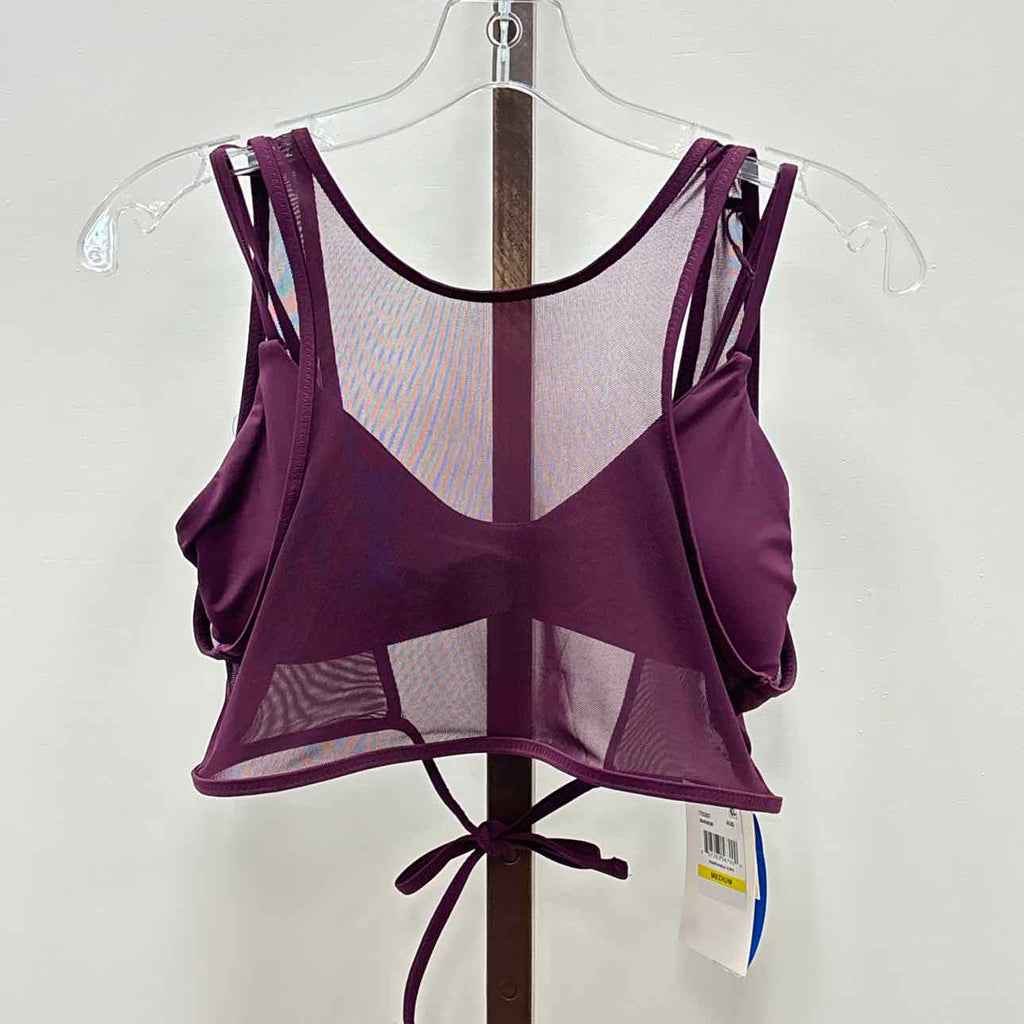 BECCA by Rebecca Virtue Womens Muse Layered Bralette L Purple