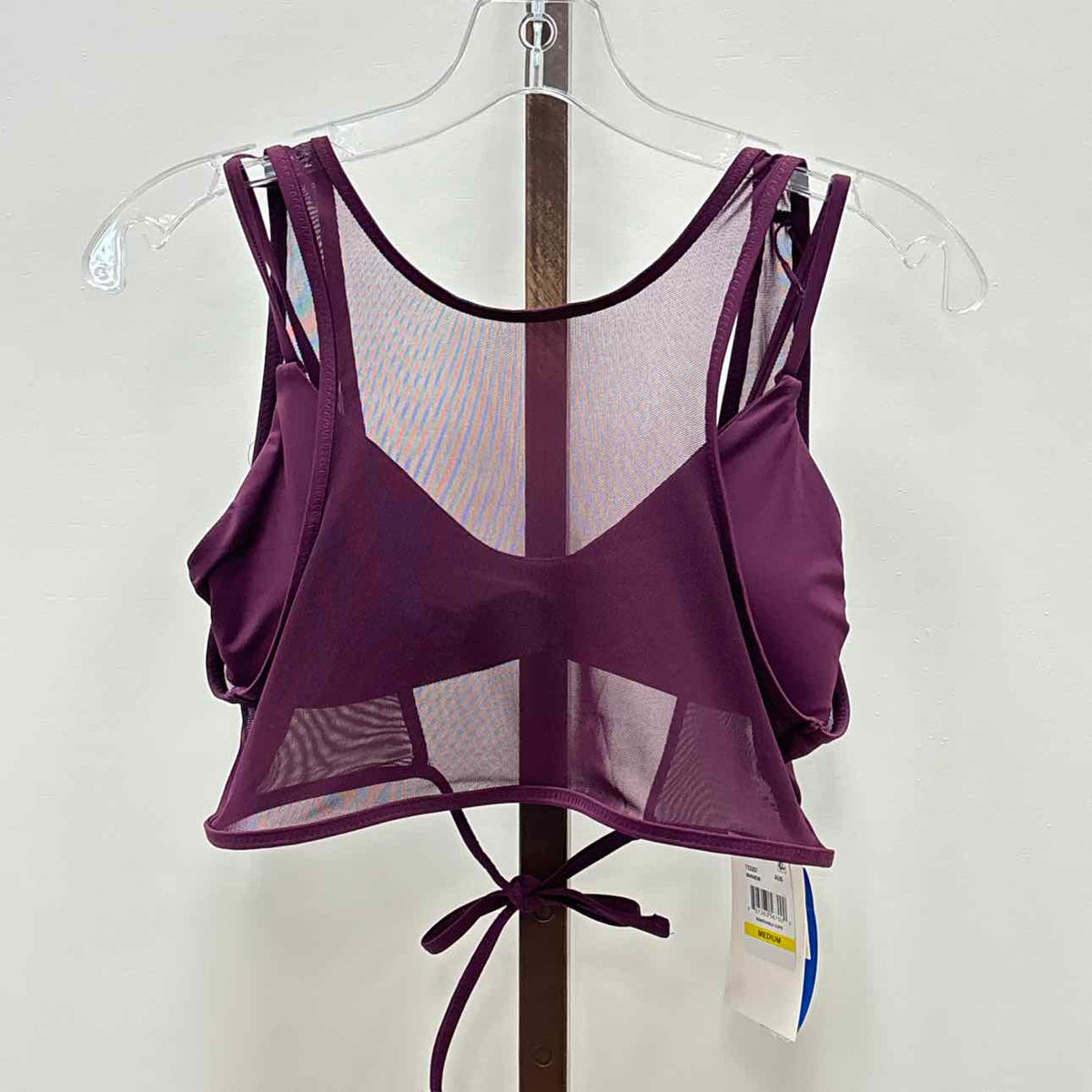 BECCA by Rebecca Virtue Womens Muse Layered Bralette L Purple