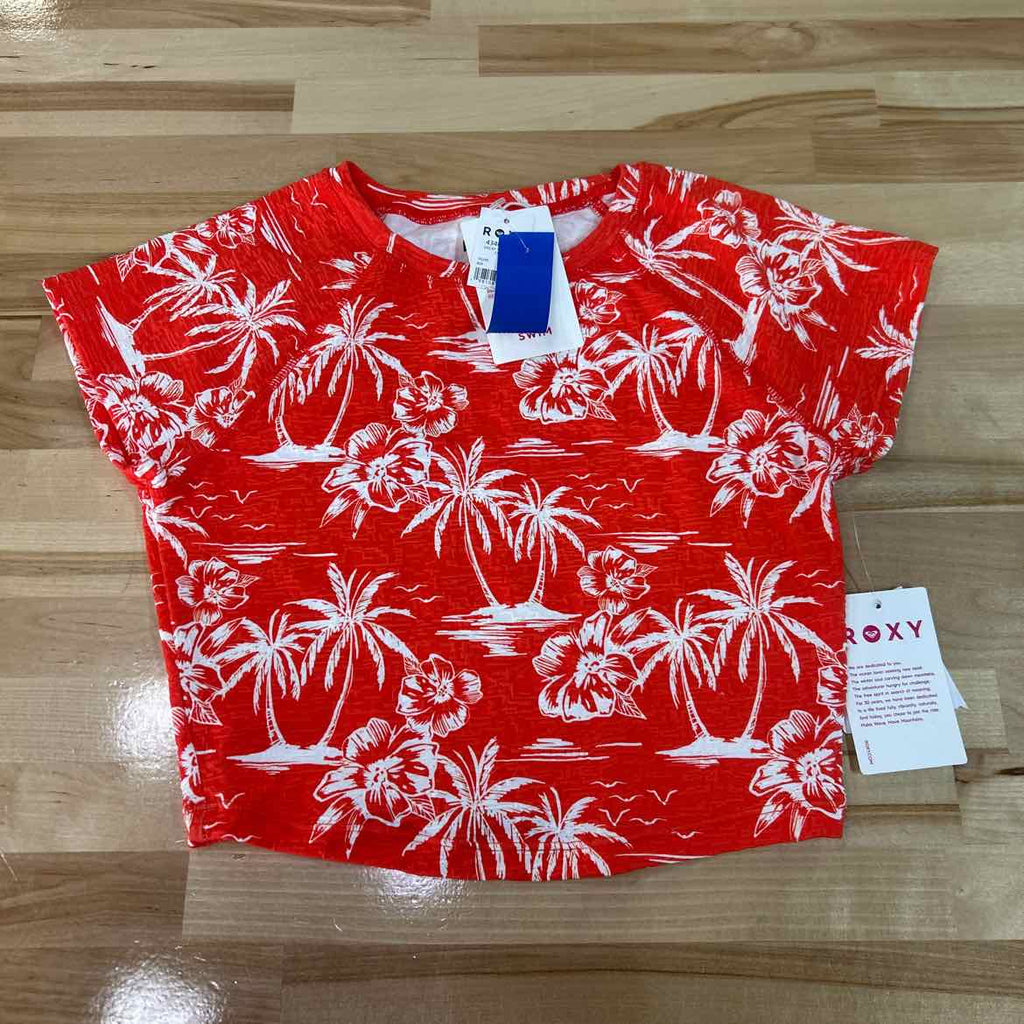 Roxy Size M Red White New Swimsuit Bottom/Top