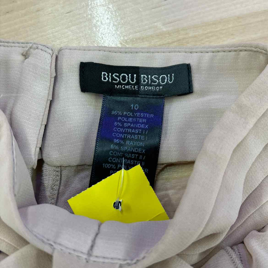 Bisou Bisou Size 10 Tan Dress