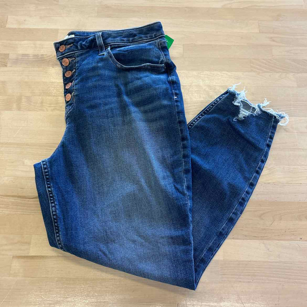Maurices Size XL Blue Denim Preloved Jeans