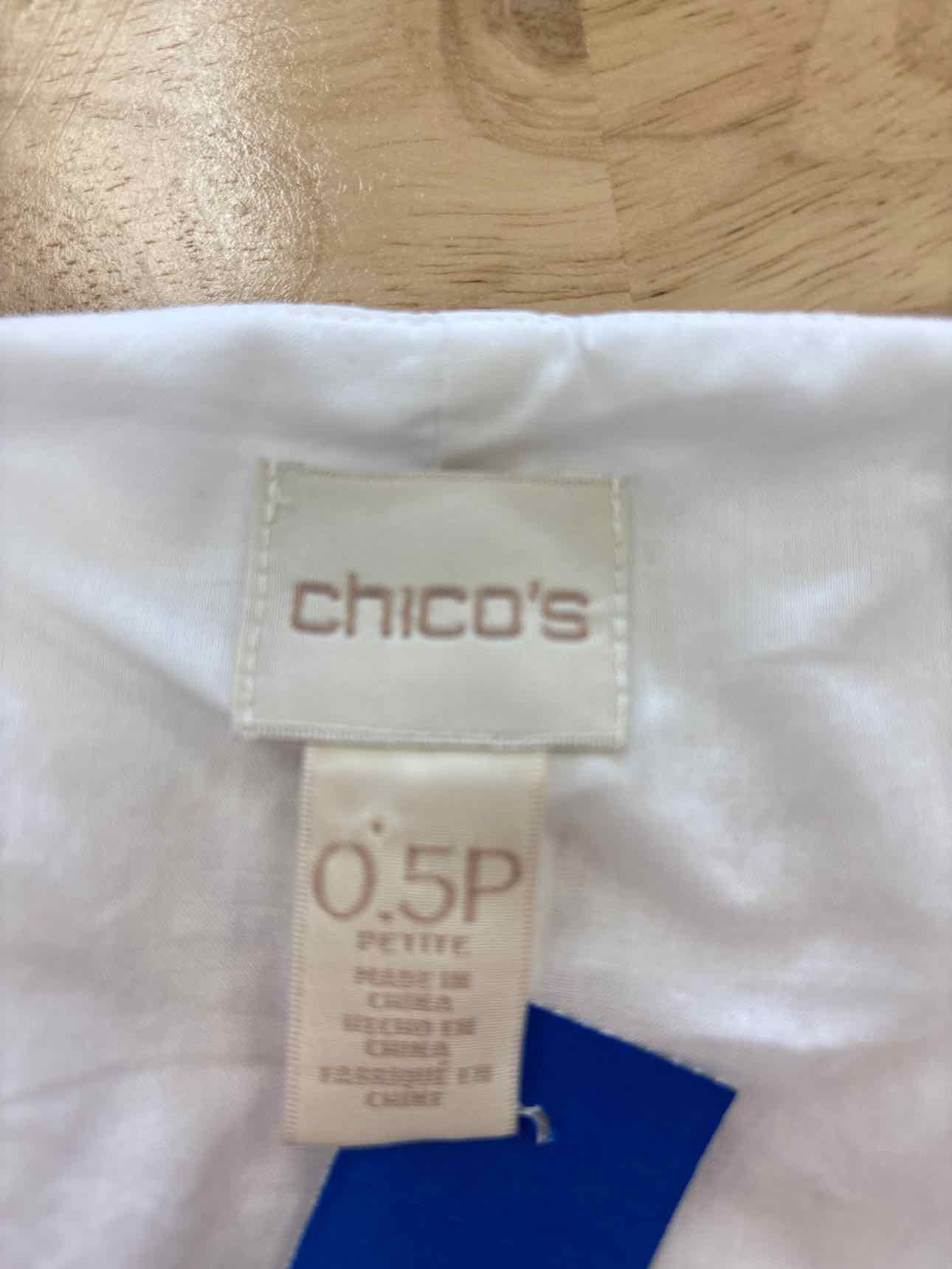 Chico's Size .50 (6) White Preloved Dress