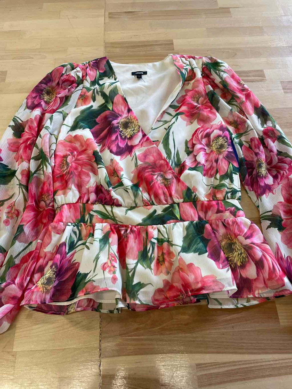 Express Size S Pink Blouse
