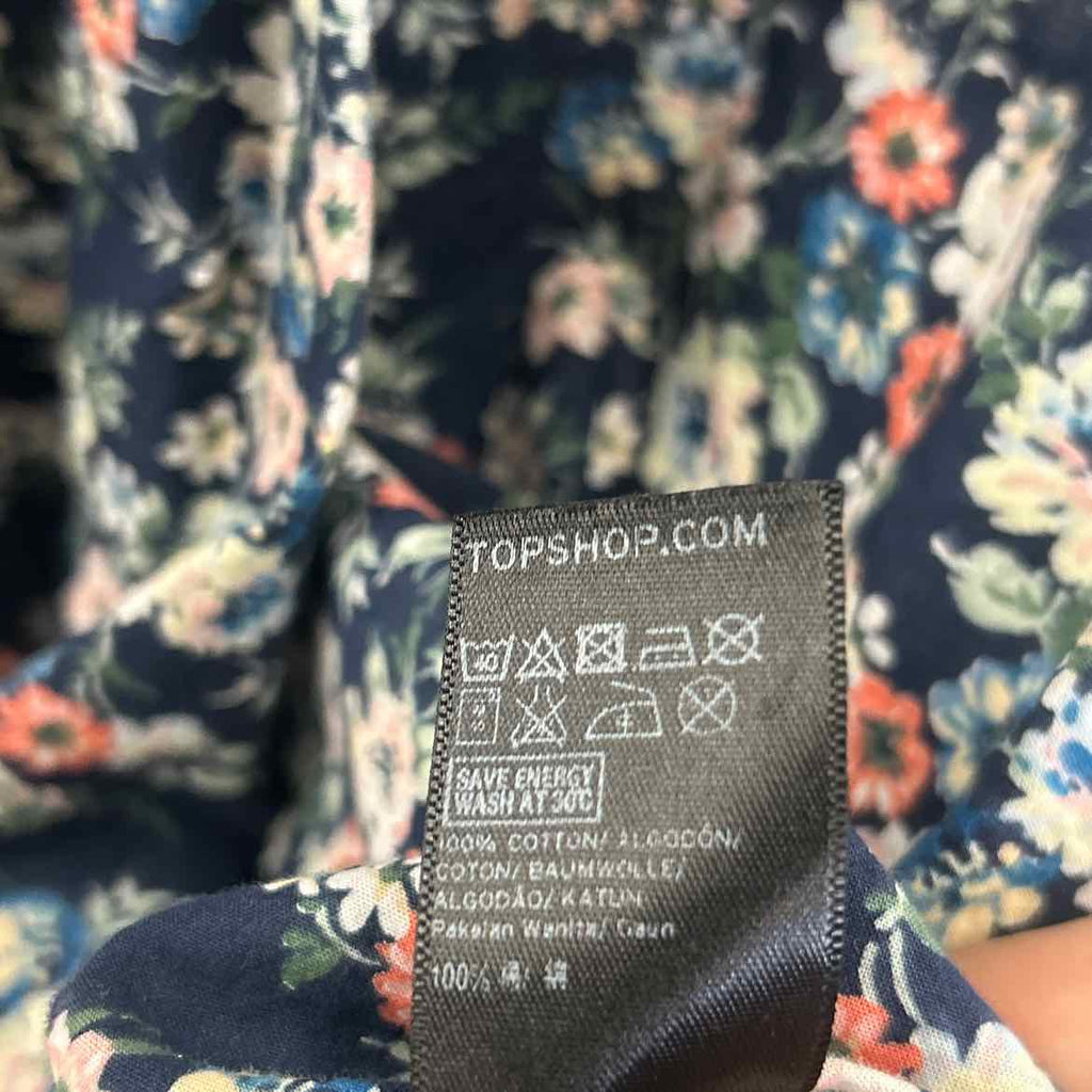 topshop Size 2 Navy Dress