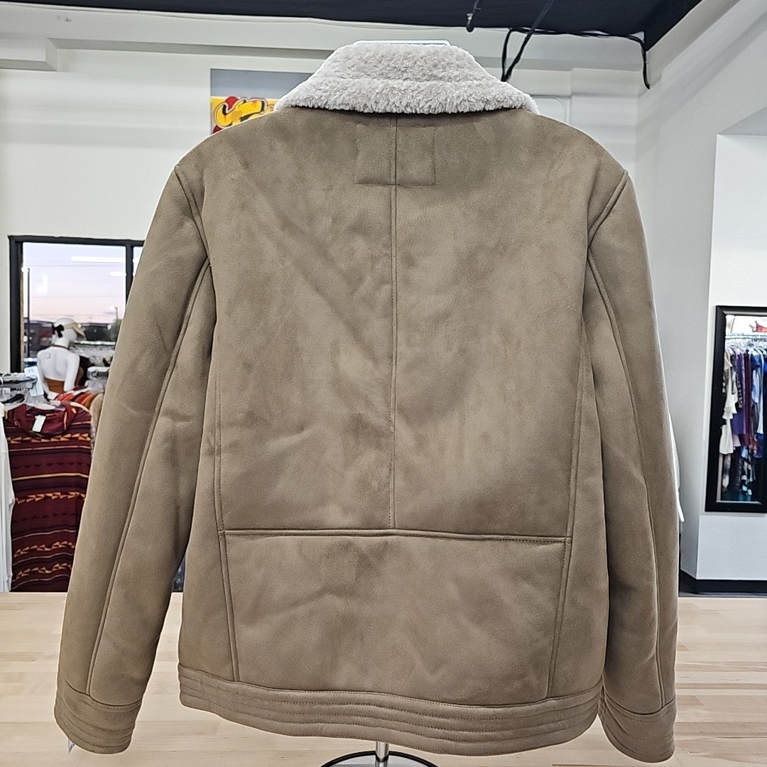 Male Club Room Men's Size L Tan MENS Jacket