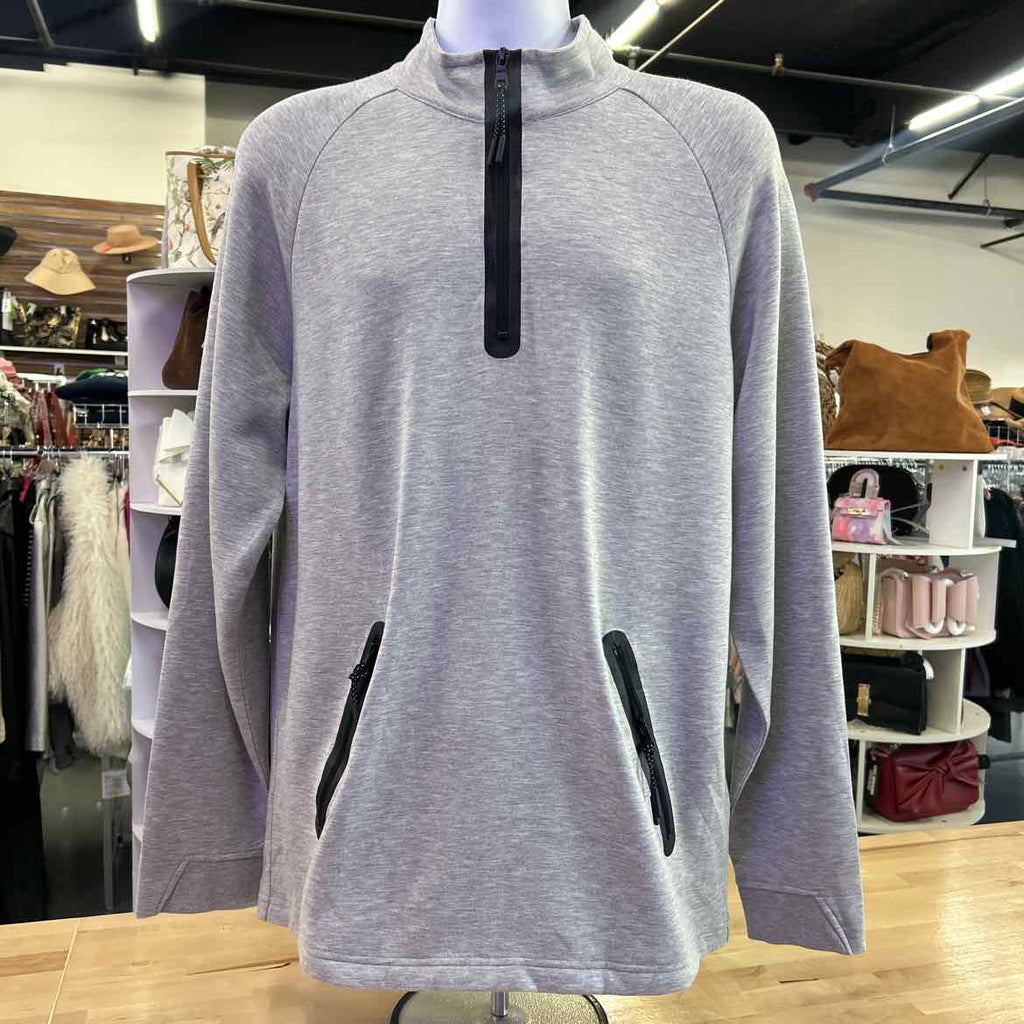 Alfani Men's Alfatech Quarter-Zip Sweatshirt - Casual Grey - M