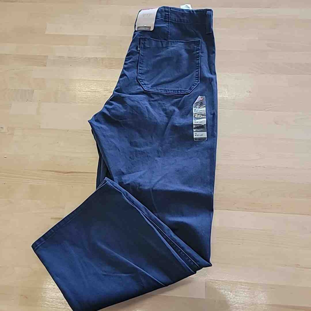 Levi's Size 14 Blue Surplus Straight Jeans Pants NWT