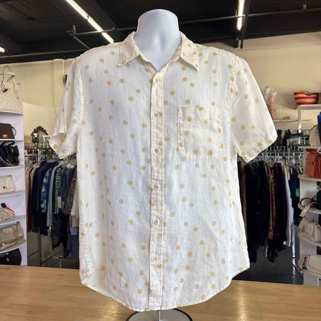 Madewell Size M White Preloved MENS Button Down Shirt